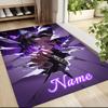 Custom Name Arsenal Roses Artwork Carpet Rug Customizable Soft Washable Anti-Slip Home Living Room Sofa Mats Personalized Rug. 0909140