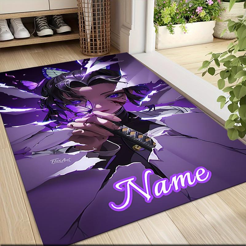 Custom Name Arsenal Roses Artwork Carpet Rug Customizable Soft Washable Anti-Slip Home Living Room Sofa Mats Personalized Rug. 0909140