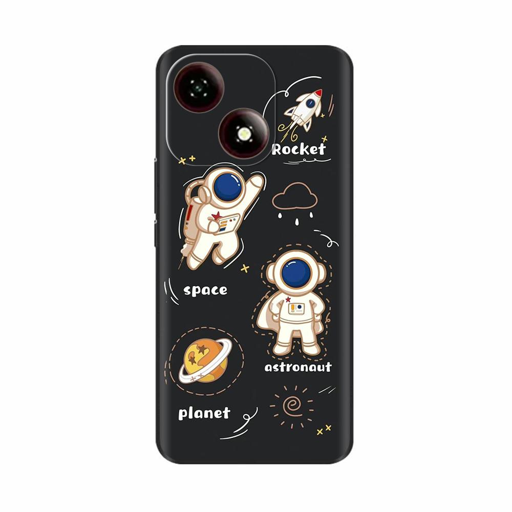 Stoßfeste Hülle für ZTE Blade A35e Z2466 Hülle Cartoon Silikon Stoßfänger Weiche Handyhülle für ZTE Blade A35 A35e A55 A75 Rückseite