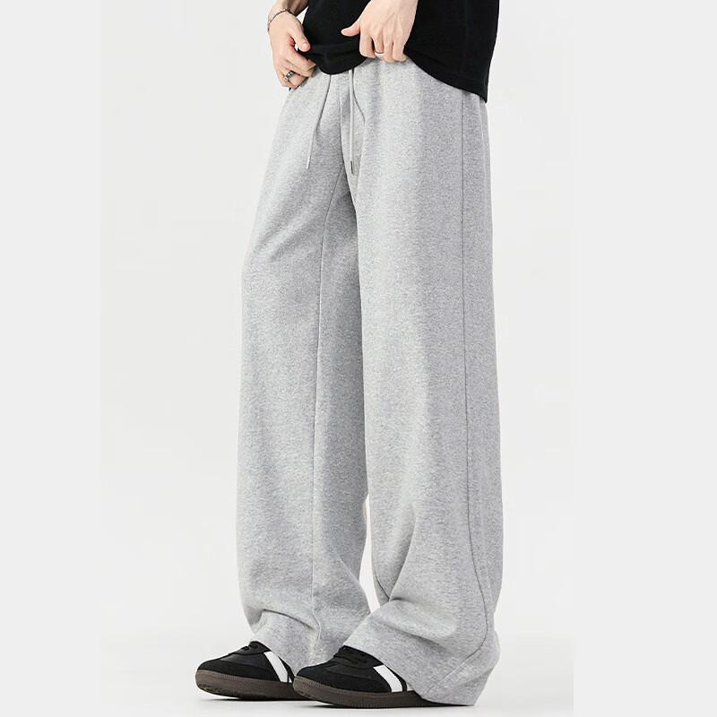 Fingercroxxit Men's Straight-Leg Loose Fit Sweatpants