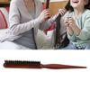 Ergonomic Handle Teasing Brush Nylon Hairs Teasing Comb Hair Parting Comb  Salon Use