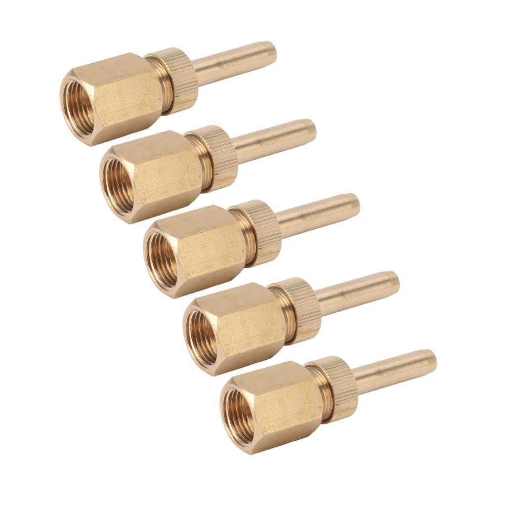 5PCS Fountain Nozzle Fountain Water Spray Sprinkler Head Swimming Pool Brass Deck Jet Nozzle Direct Injection G1 2in