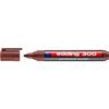 Marqueurs Permanent EDDING - Lot De 10 - Marron - Pointe Ronde 1,5-3 Mm