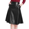 Genuine Women's Skirt Handmade  Lambskin Leather Soft Fashion Party Club Wear