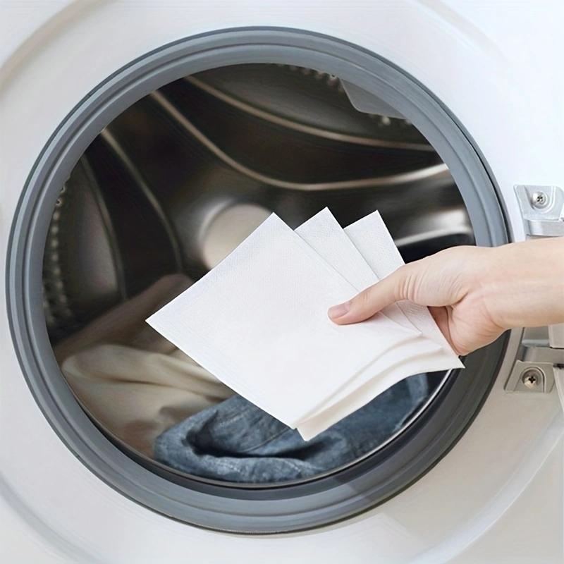 20 Stück Färbefeste Farbabsorptionsblätter für Waschmaschinengebrauch Färbetuch Anti-Färbetuch Wäsche-Fänger-Tuch