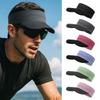 Diadema Multicolora Absorbente de Sudor Secado Rápido Elástica Protección UV Transpirable Parte Superior Diseño Vacío Gorra Deportiva Tenis