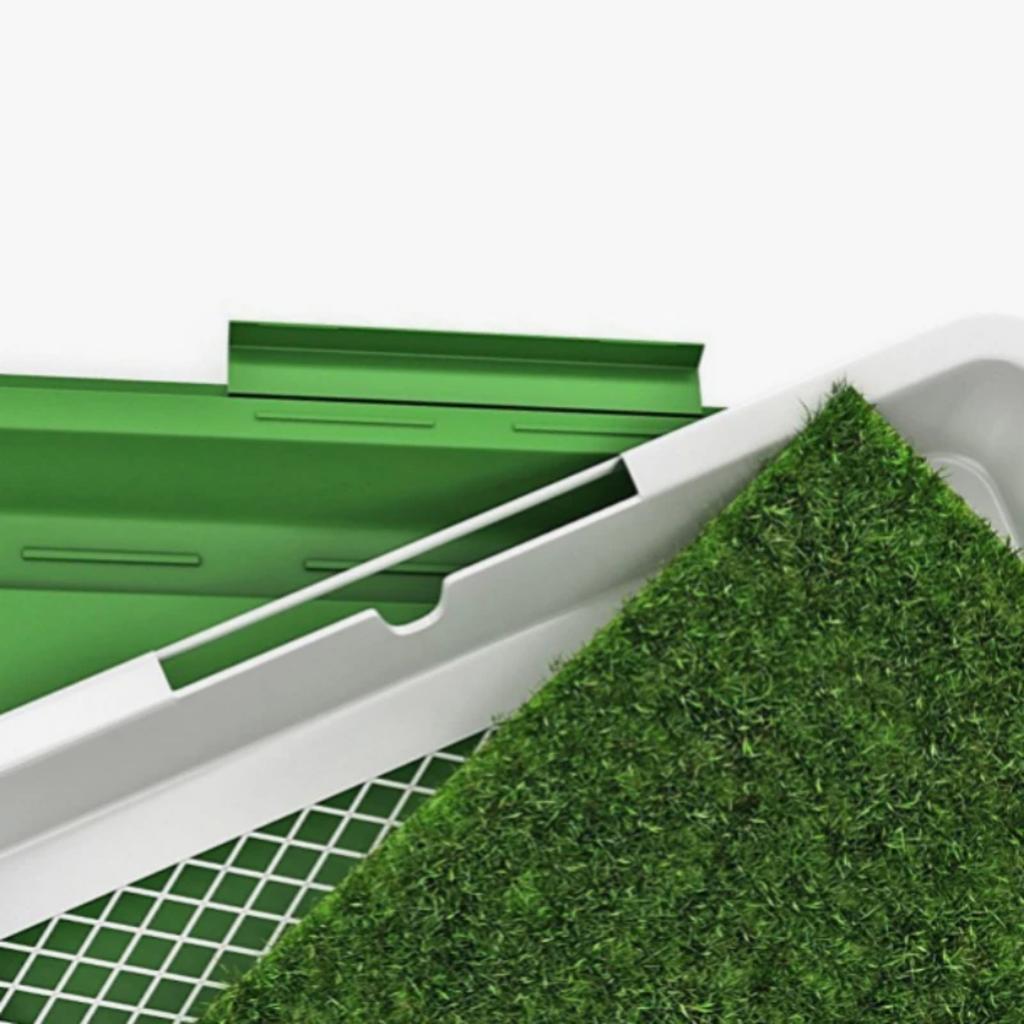 New Reusable, Washable, Splashproof Artificial Grass Dog Potty Training Toilet for Dogs - Pet Supplies Puppy Pad Tray, Pet Dog T