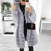 Womens Faux-Fur' Gilet Long Sleeve Waistcoat Body Warmer Jacket Coat Outwear