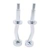 Suspension Control Service Hardware Set with Four Flanged Bushings, Sleeves, Threaded Pins, Nuts & Washers for Austin Mini Front End Maintenance
