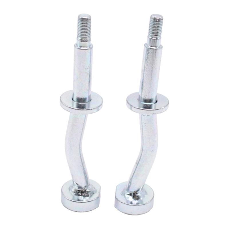 Suspension Control Service Hardware Set with Four Flanged Bushings, Sleeves, Threaded Pins, Nuts & Washers for Austin Mini Front End Maintenance