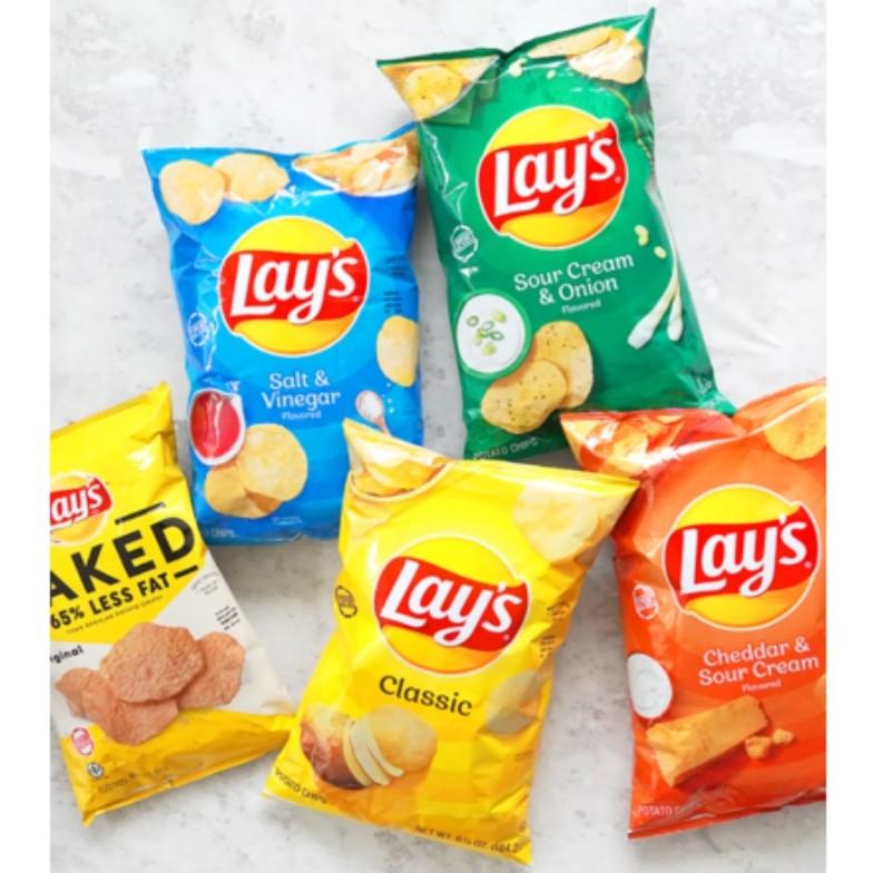 [Lay's] Klasyczne chipsy ziemniaczane / Chipsy ziemniaczane Cheddar i Kwaśna śmietana (42,5g/184,2g), Koreańskie przekąski