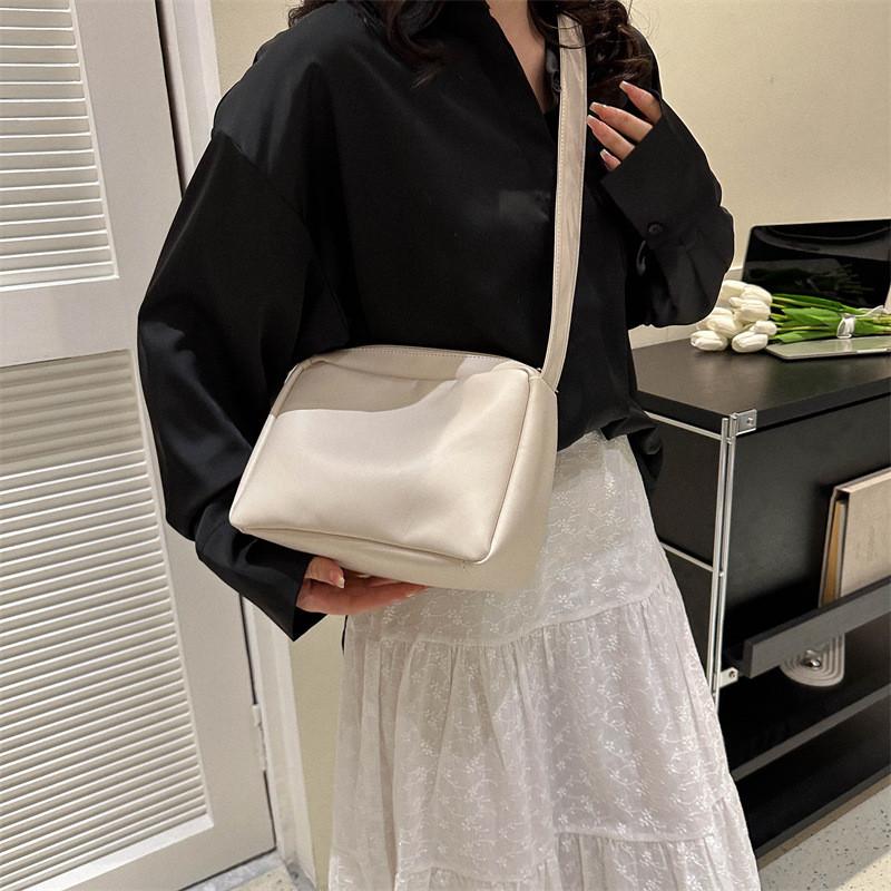 Versatile And Chic Mid-sized Underarm Bag Made Of Soft Pu Leather Available In Multiple Colors For Trendy Outfits