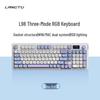 L98 Silent Wired Keyboard & Mouse Set - Stylish RGB Design for Girls, Office, and Gaming Use