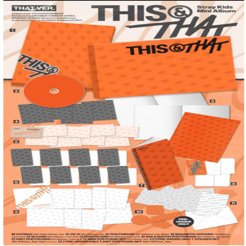 [PRE-ORDER]Stray Kids - THIS & THAT [THIS VER./ THAT VER]