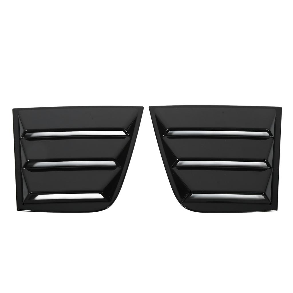 2pcs Black Side Window Louver Windshield Sun Shade Cover Car Adaptations Replacement for Dodge Charger 2015+
