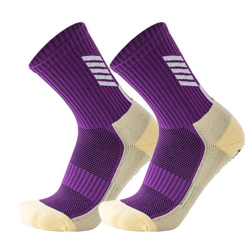 Autumn/Winter Mid-Tube Non-Slip Professional Football Socks with Sweat-Absorbent Towel Bottom