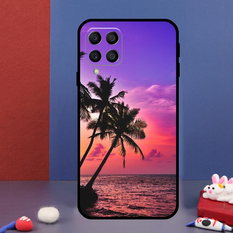 Summer Beach Sunset Palm Tree For Samsung Galaxy M14 M34 M54 M33 M13 M23 M53 M15 M55 M31 M51 M20 M30s M32 M52 Phone Case