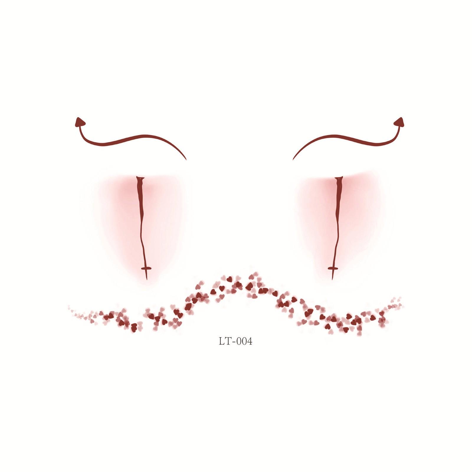 Хэллоуин Лицо Наклейки Для Глаз Подводка Для Глаз Тени Для Век Временные Наклейки — фото 18