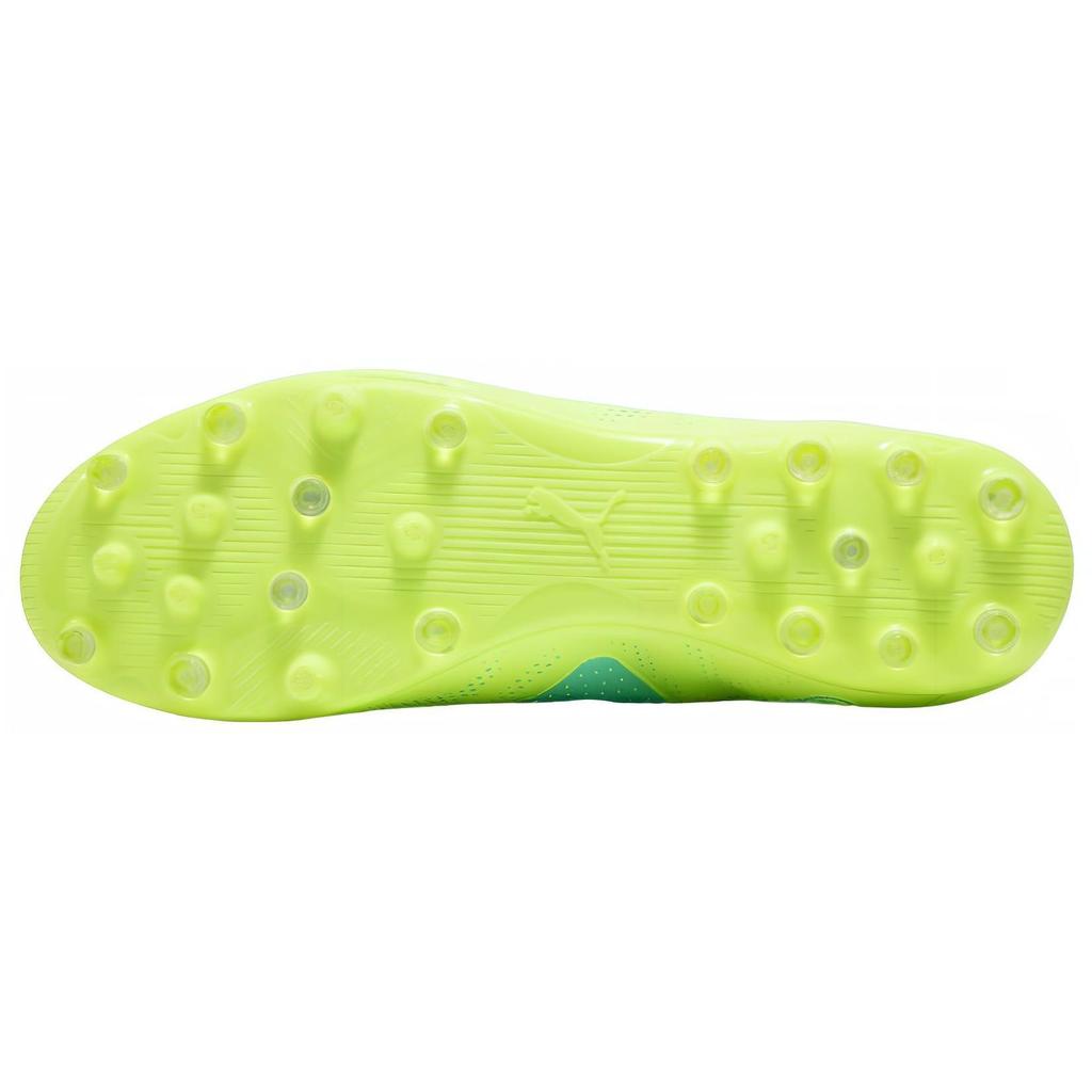 Puma Future Play Round Toe Lace-Up MG (Rubber Short Stud) Soccer Shoes Men Soccer Shoes Yellow Green 107190-03