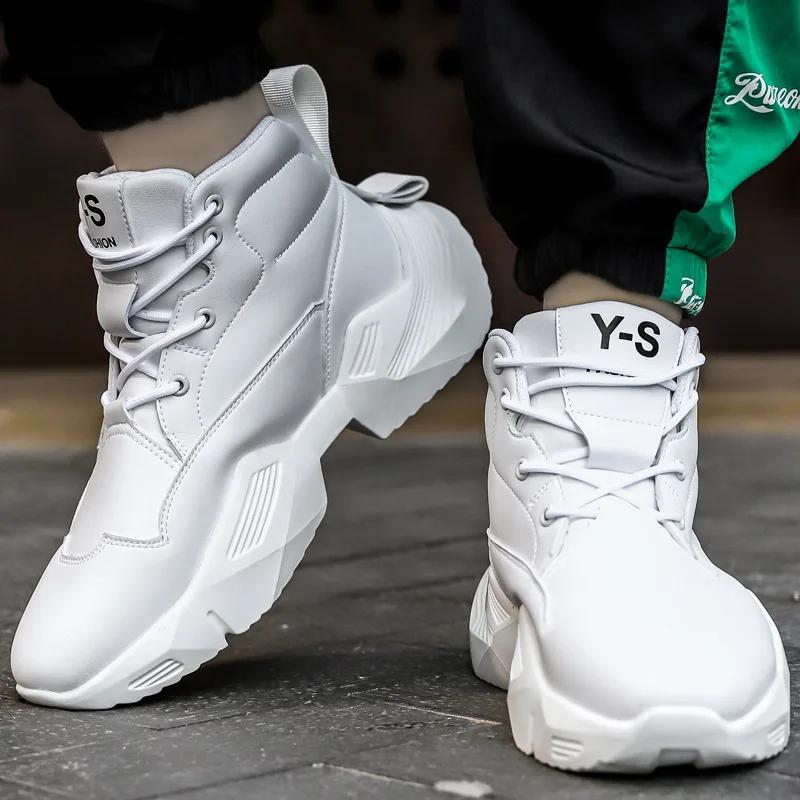 Podzimní zimní boty pro muže Štípená hovězí kůže Teplá kožešinová plyšová Pánská obuv Motocyklová jízda Lov tenisky