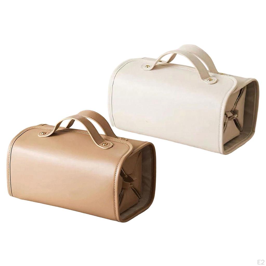 Cosmetic Organizer Bag for Travel with Handle And Divider Toiletries