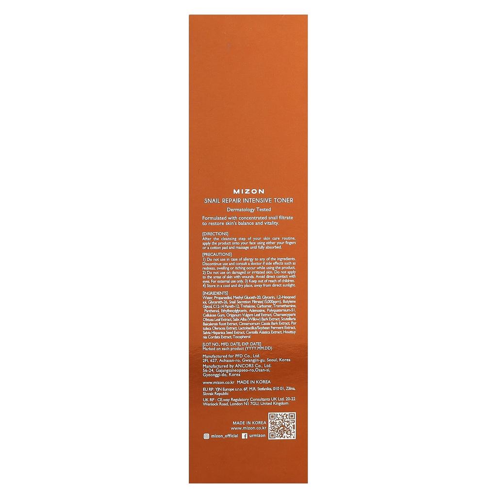 Intenzivní pleťové tonikum s hlemýždím extraktem, 100 ml(3.38 fl oz)