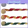 Luxurious Green Red Blue Plush Christmas Ribbon For Elegant Holiday Decor Gifts