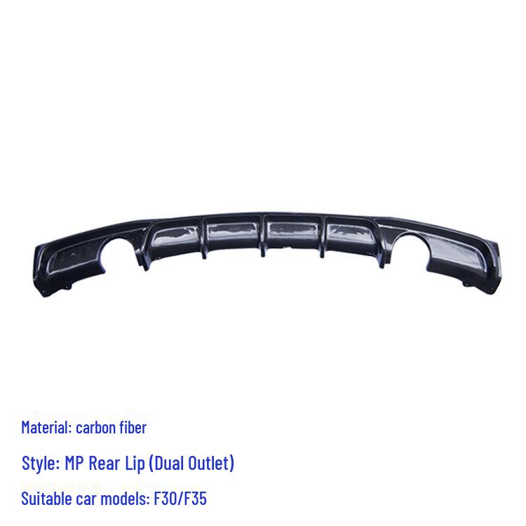 MP Style Carbon Fiber Rear Spoiler Lip for BMW F30/F35