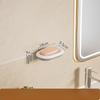 Non-perforated Wall-mounted Soap Box Multi-layer Rotating Bathroom ShelfDraining Box