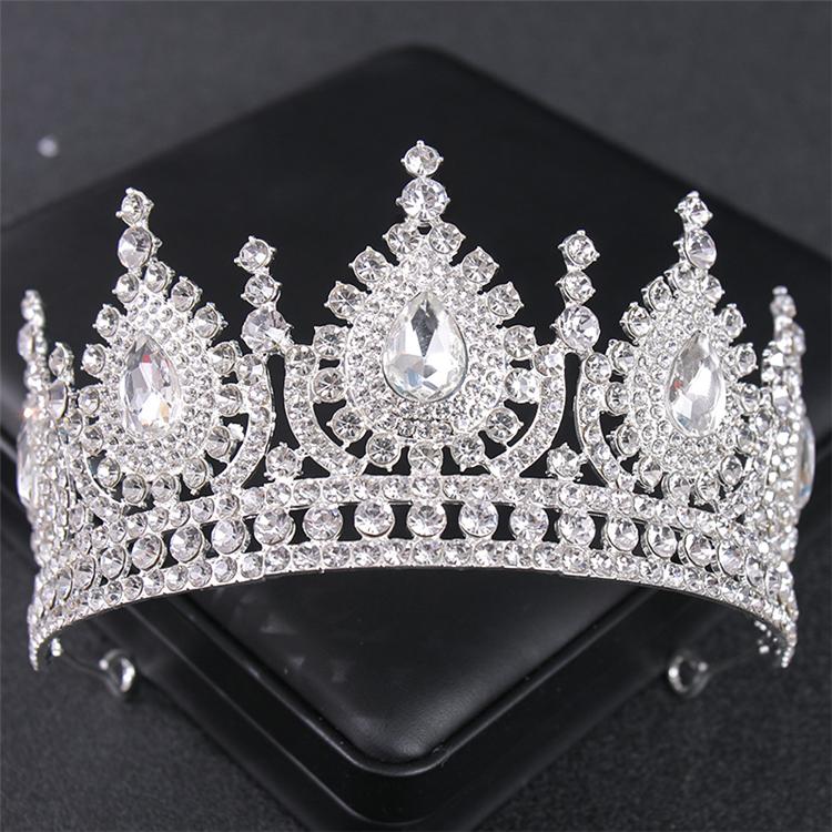 Women s Luxury Exquisite Alloy Rhinestone Bride Princess Crown Bridal Hair Accessories Fashion Wholesale