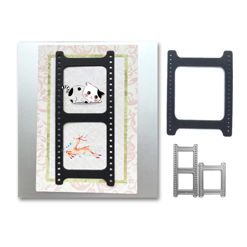 Rahmen Metall-Stanzformen Schablonen für DIY Scrapbooking Dekoratives Prägepapierkarten-Schablone Dekoratives Stanzteil