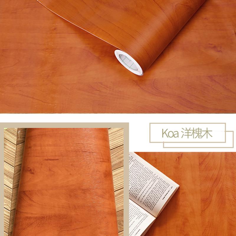 Waterproof Wood Grain Wallpaper Tables Wardrobes Cabinets Furniture Renovation decoration Self Adhesive Wallpaper