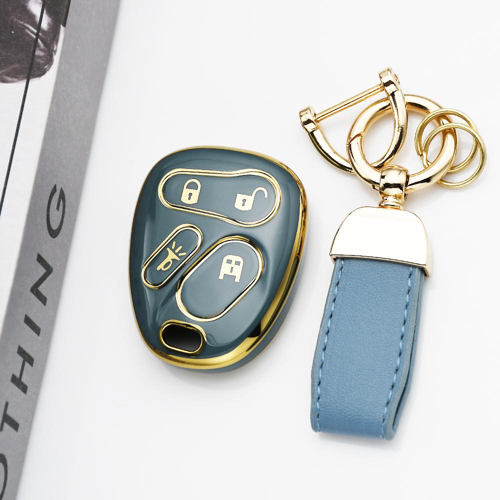 

3/4 Buttons Auto Keyless Protector Remote Key Fob Shell Case For Chevrolet Chevy Silverado Tahoe Suburban GMC Accessories