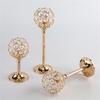 Sophisticated Crystal and Metal Candlestick Candle Holder for Modern Home Decor and Gifts