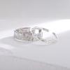 Irregular Tin Foil Texture Bump Ring Female Punk Hip Hop Trend Personality Adjustable Index Finger Ring