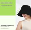 Women's Wide Brim Anti-UV Sun Hat with Ribbon & Ponytail Slot