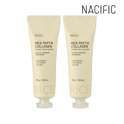 Rice Pepta Collagen Sherbet Cleansing Balm 80g X 2