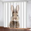 Easter Bunny Eggs Styles High Shading Curtains Variou Cartoon Styles and Colors Thick Blackout Drape Living Room Bedroom Curtain