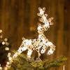 Glowing Xmas Treetop Star Decoration Reusable Christmas Tree Top Lights Xmas Tree Ornament  Hotel