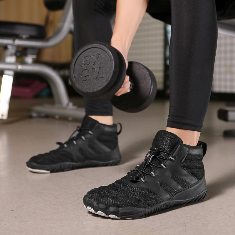 Winter Boots for Men Women Snow BareFoot Outdoor Non-slip Warm Fur Sneakers Ankle Boots Waterproof Mountaineering Hiking Shoes