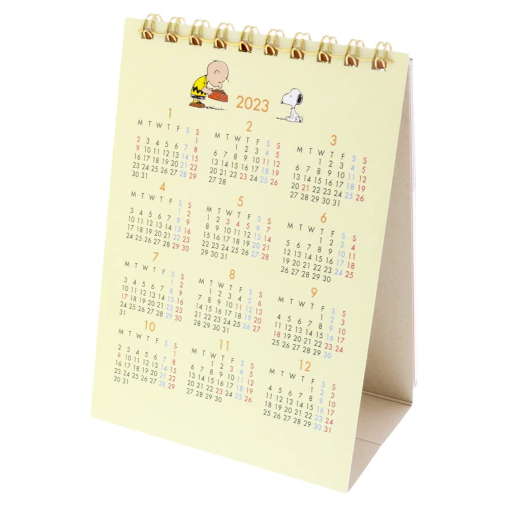 Sunstar Stationery Snoopy 2023 Desk Calendar with Message S8519803