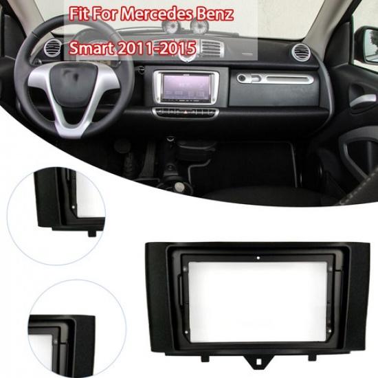 

Auto Fascia Stereo Radio Bezel Panel Frame Trim For Mercedes Benz Smart 2011-15