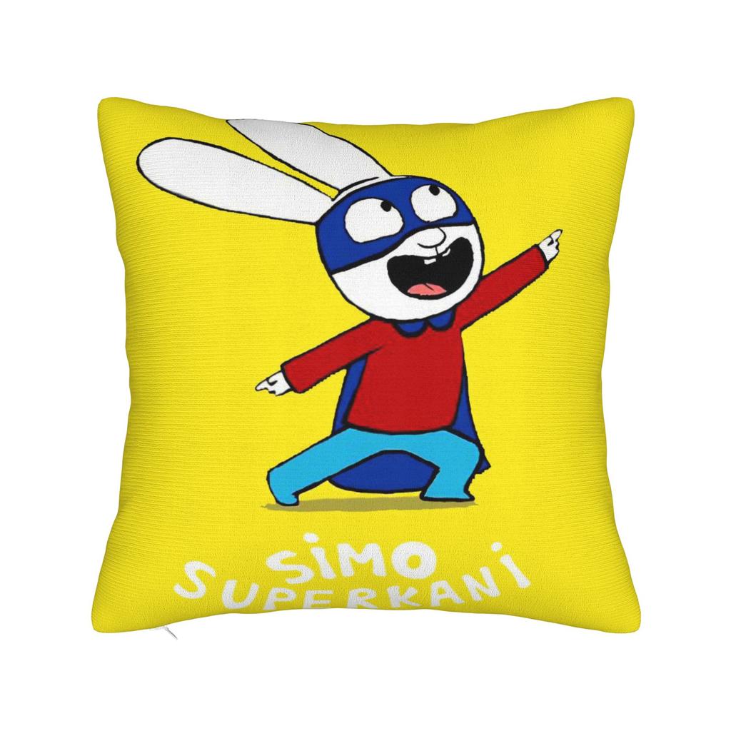 Simon Super Rabbit Pillow Covers Accessories Printing Cushion Cover Gift Pillow Case Cover Home Multi-Size