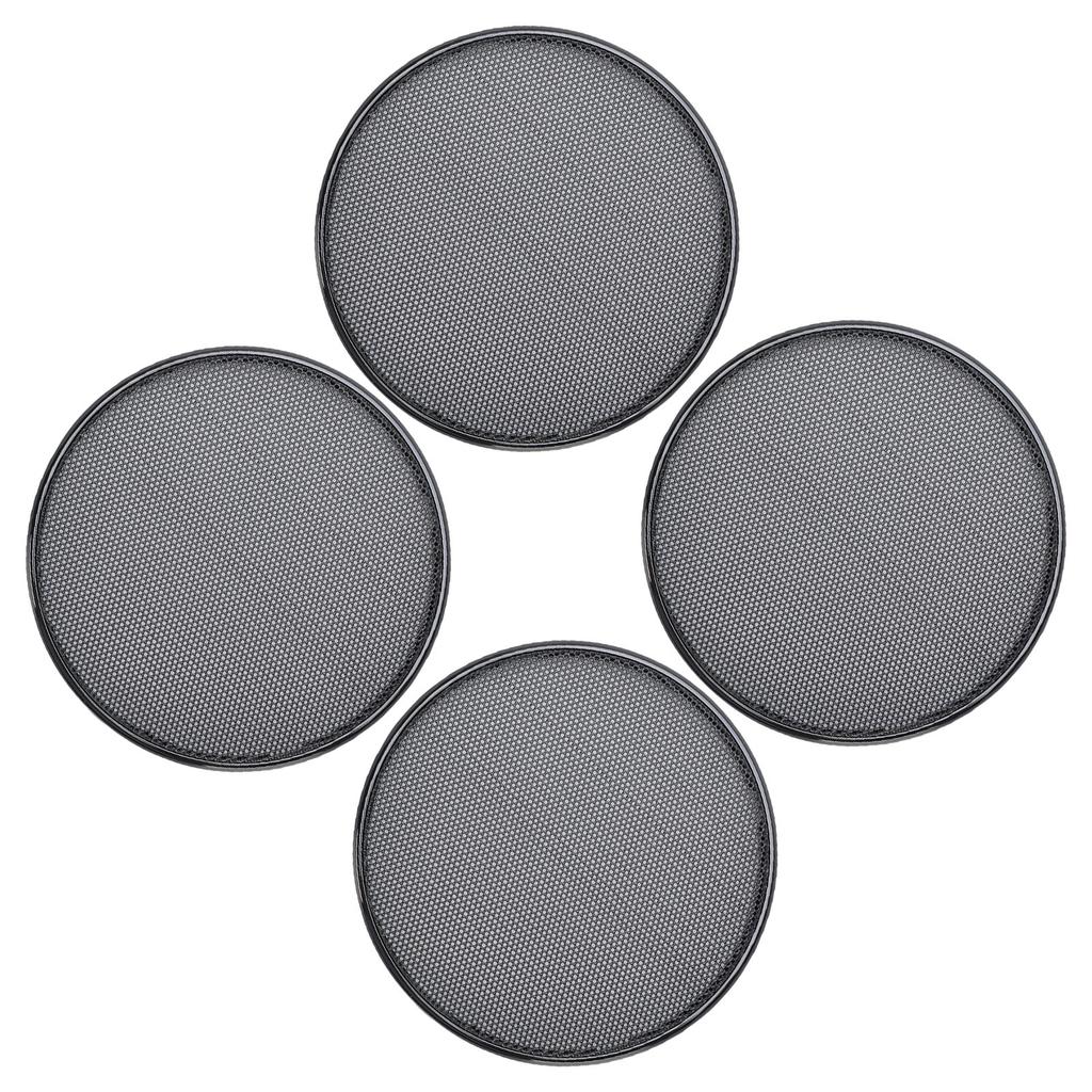 4Pcs Speaker Grill Cover Cold Rolled Steel 149mm Protective Car Speaker Mesh Cover for Home Theater Boat Automobiles