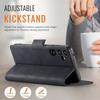 Für Samsung Galaxy A55 5G Hülle AUTSPACE A11 RFID-Blockierung Retro Leder Handy Brieftaschenhülle