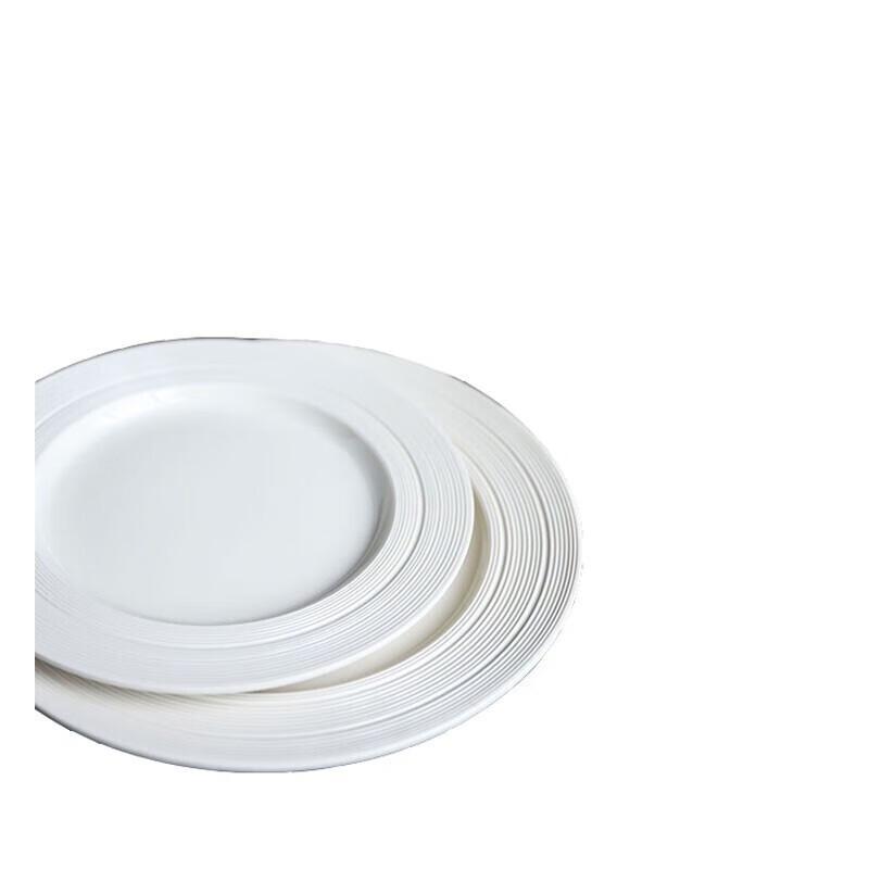 Homeglen Keramik-Flachteller im europäischen Stil mit Gewinde