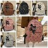 Silk Design Corduroy Bow Backpack Casual Large Capacity Backpack Students School Bag  Daily