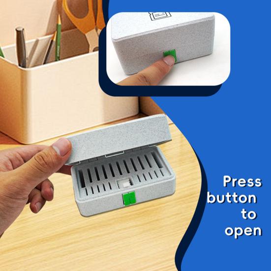 Memory Card Storage Box Large Capacity Waterproof Shock Resistant Lightweight Portable SD Card Carrying Box Holder