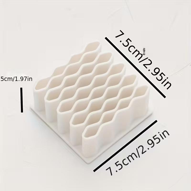 

Household desktop organizer with layered grid and tubular strip design for ointment,medicine,drug organization and storage shelf