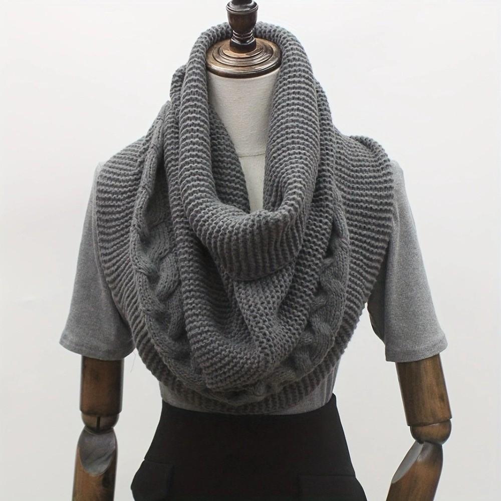 Multifunktionaler Rollkragen Schlauchschal Gestrickte Nackenbedeckung Schicker Nackenschutz Täglich